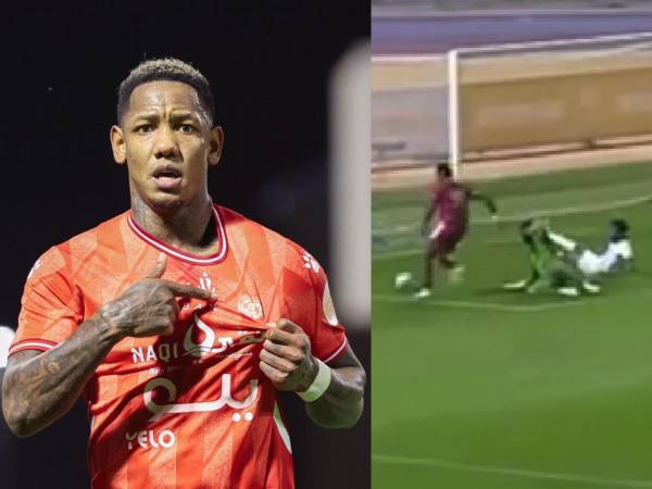 Romell Quioto dejó tirado al portero en el segundo gol con Al Arabi.