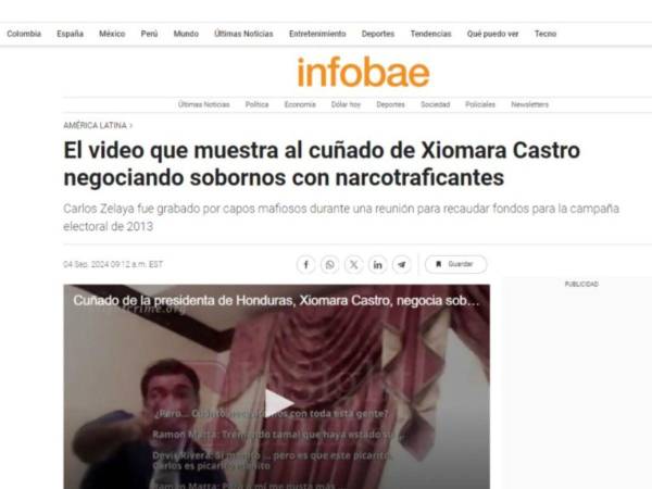 Destacando que se trata del cuñado de la presidenta Xiomara Castro quien negoció los sobornos con narcotraficantes en el narcovideo que fue difundido por Insigh Crime, los principales medios de información informaron del escándalo que mantiene en el ojo del huracán al actual gobierno. A continuación los detalles.