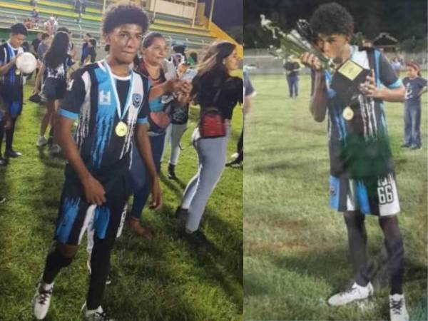 Estas son las fotos en vida de Nahir Contreras, el joven futbolista que murió este sábado en El Progreso, Yoro.