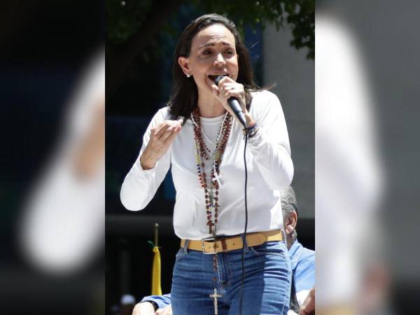 La líder opositora de Venezuela María Corina Machado.