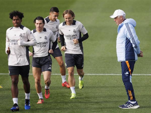 Real Madrid realizó su ultimo entreno este día.