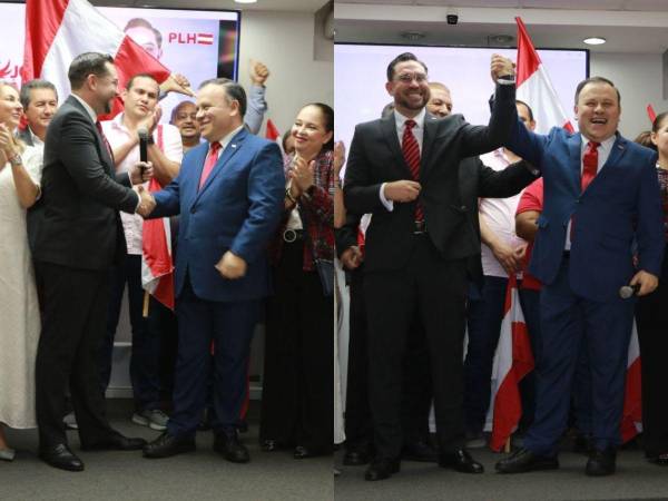 En una ceremonia realizada en el Consejo Central Ejecutivo, Jorge Cálix presentó este miércoles a Darío Banegas como su precandidato a designado presidencial.