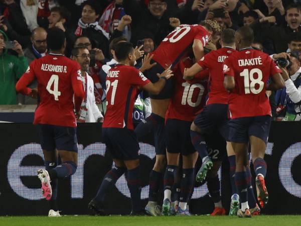 Lille logró su primera victoria en la renovada Champions League.