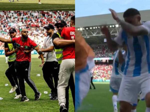 La <b>Argentina</b> de Javier Mascherano y Marruecos de Achraf Hakimi protagonizaron un electrizante partido en el estadio Geoffroy-Guichard, en Saint-Étienne, en el estreno de ambos equipos en los Juegos Olímpicos de París, amargado por incidentes con hinchas al final de la contienda