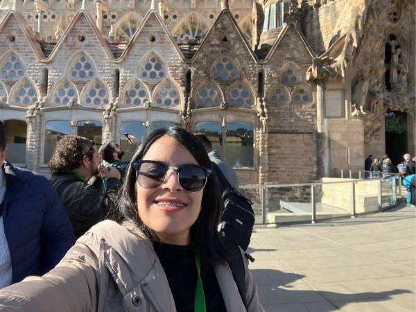 La periodista de EL HERALDO, Sabdy Flores, viajó a Barcelona, España, donde tuvo la oportunidad de explorar el majestuoso templo de la Sagrada Familia.