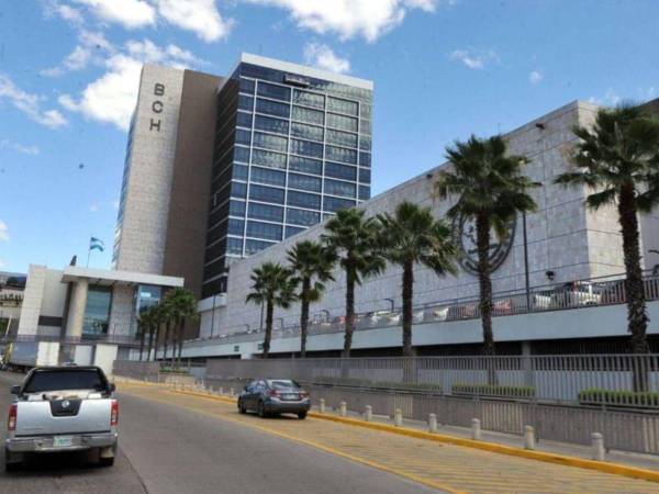 Edificio del Banco Central de Honduras en Tegucigalpa, la capital del país.