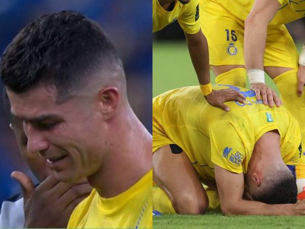 Video: Cristiano Ronaldo rompe en llanto tras perder final de la Copa del Rey de Arabia