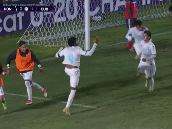 Anfronit Tatum fue el encargado de anotar el empate para Honduras.