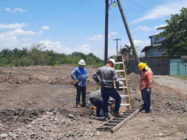 <i>Trabajos de ampliación de la subestación Nueva Nacaome- Nacaome para potenciar el desarrollo del sector.</i>