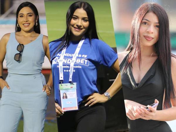 Las hermosas chicas que engalanaron el Estadio Nacional Chelato Uclés en la previa del Honduras vs Trinidad y Tobago. FOTOS: Andro Rodríguez | David Romero.