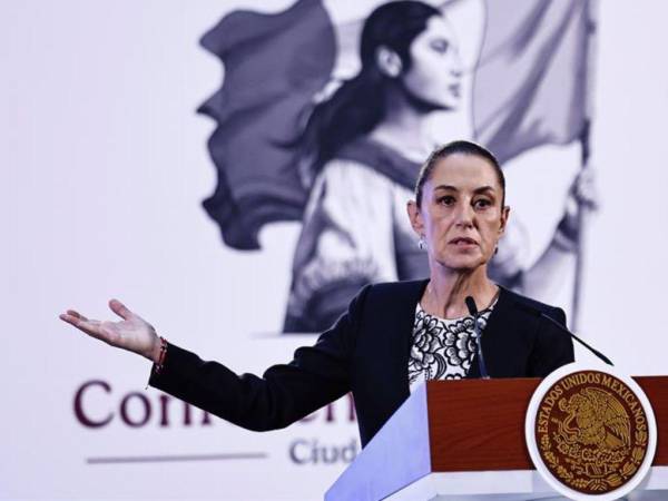 La presidenta de México Claudia Sheinbaum, destacó una disminución del 75 % en el número de migrantes que llegan a la frontera con Estados Unidos, durante una rueda de prensa en Palacio Nacional de la Ciudad de México.