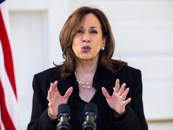 La vicepresidenta de Estados Unidos y actual candidata demócrata, Kamala Harris.