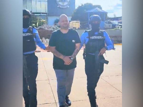 Edgardo Zúniga jr. fue detenido el sábado 20 de julio en la capital de Honduras.