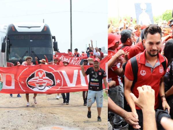 El Vida tiene todo el respaldo de su afición que ha viajado a Choluteca para el duelo ante Lobos por el no descenso (3:00 PM). (Fotos Esaú Ocampo)