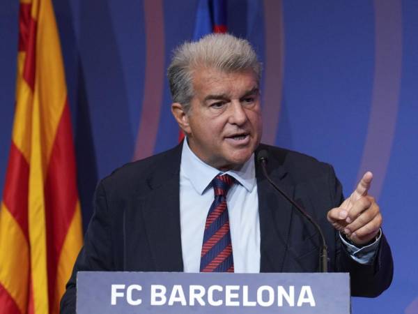 Joan Laporta brindó declaraciones en conferencia de prensa y habló sobre la situación del club.