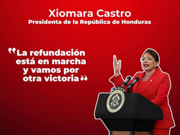 La presidenta Xiomara Castro aseguró que el trabajo de refundación que Libre comenzó está en marcha y buscarán una nueva victoria en las elecciones. Estas son las frases más contundentes de la mandataria durante la movilización convocada por su partido.