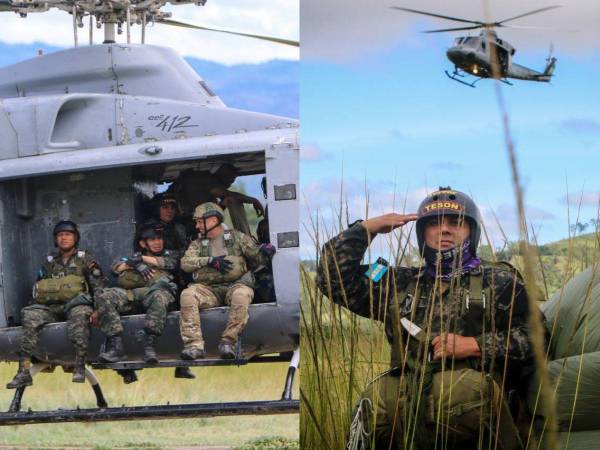 En representación de los cinco países centroamericanos que adornan el centro de la Bandera Nacional, los paracaidistas portarán los pabellones de cada país y se lanzarán desde los cielos capitalinos como uno de los actos más esperados en las fiestas cívicas. EL HERALDO plasmó en varias fotografías el escenario que se vivirá este próximo 15 de septiembre en el Estadio Nacional “Chelato Ucles”. Aquí las imágenes.