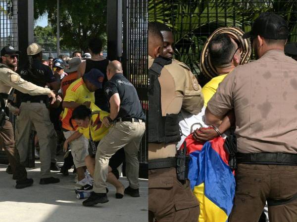 La fiesta de la final de la Copa América entre Argentina y Colombia se ha visto marcada por los disturbios en las afueras del Hard Rock Stadium en Miami.