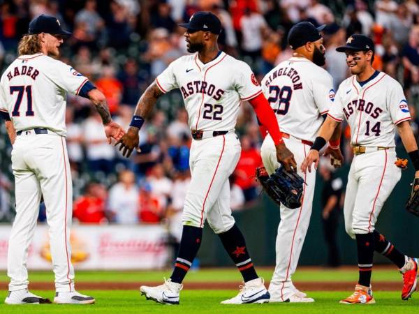 Los Astros terminaron en el primer lugar de su división.