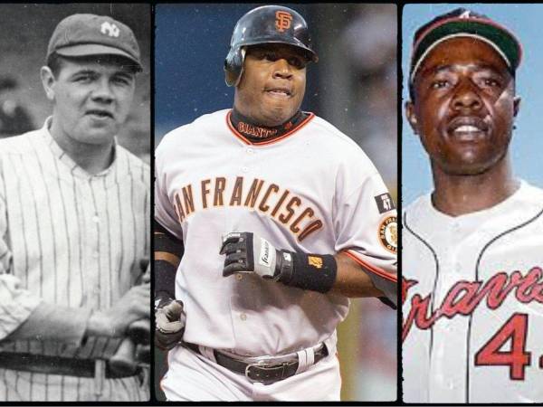 Babe Ruth, Barry Bonds y Hank Aaron son tres nombres pesados en la historia del béisbol de las Grandes Ligas de Estados Unidos.