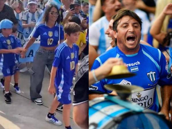 El NRG Stadium está listo para albergar el duelo entre Argentina y Ecuador. Los aficionados ponen un ambientazo en las afueras del inmueble deportivo. Antonella Rocuzzo se roba las miradas