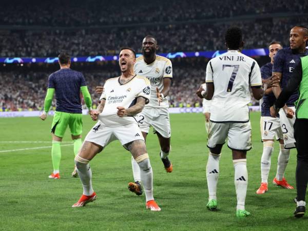 Joselu fue el encargado de anotar los goles de la remontada del Real Madrid ante Bayern.