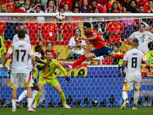 Mikel Merino anotó el gol de la clasificación para España que eliminó a Alemania.