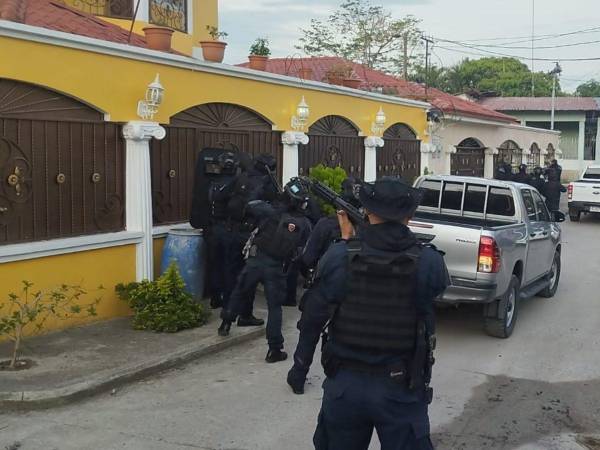 Agentes de la DIPAMPCO y otros entes de seguridad incautaron propiedades de “Los Hidalgos”, en el occidente del país.