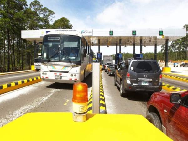 En total se instalarán tres casetas de peaje en la carretera al norte de Honduras.