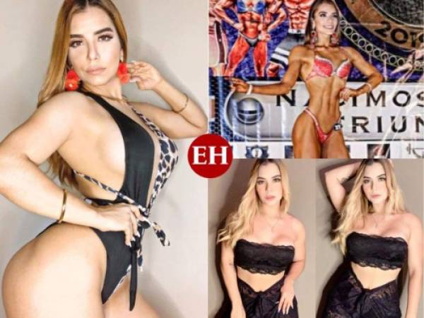 Jennifer Funes es una modelo, influencer y atleta fitness que con el paso de los años su cuerpo ha adquirido volumen, un cambio drástico en comparación a cuando empeza su vida de ejercicio. Fotos: Instagram.