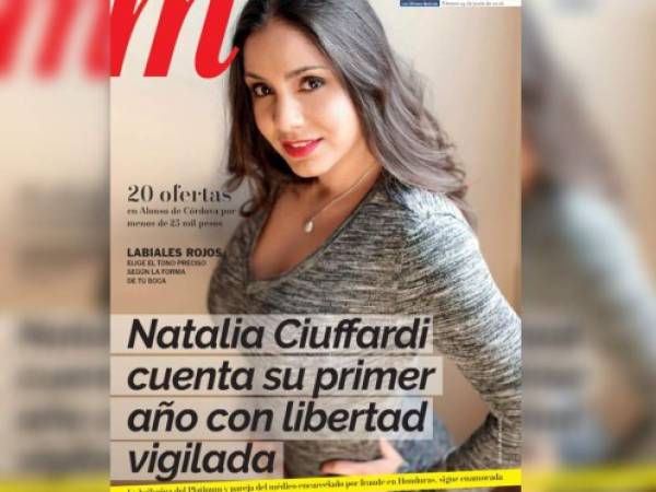 Natalia Ciuffardi acaparó la portada de la revista chilena Mujer de la editorial Las Últimas Noticias, en su edición del 24 junio donde compartió a profundidad su experiencia.