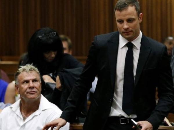 Oscar Pistorius durante el juicio en su contra. (Foto: AFP)