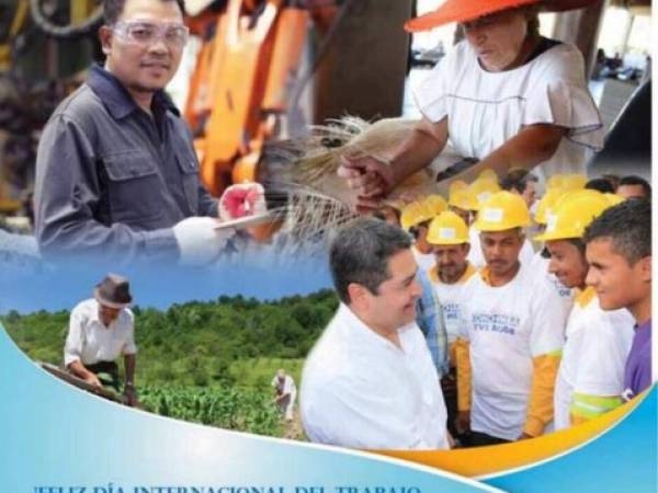 El presidente de Honduras envió un mensaje a los hondureños en el Día del Trabajo.