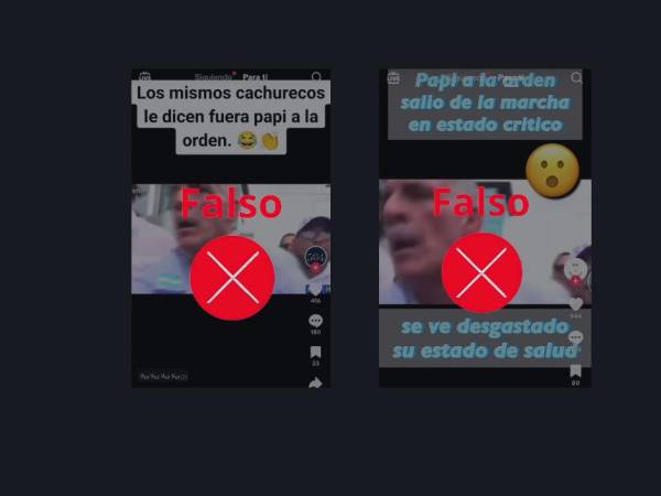 Captura de pantalla a una publicación de TikTok hecha el 13 de noviembre de 2023.