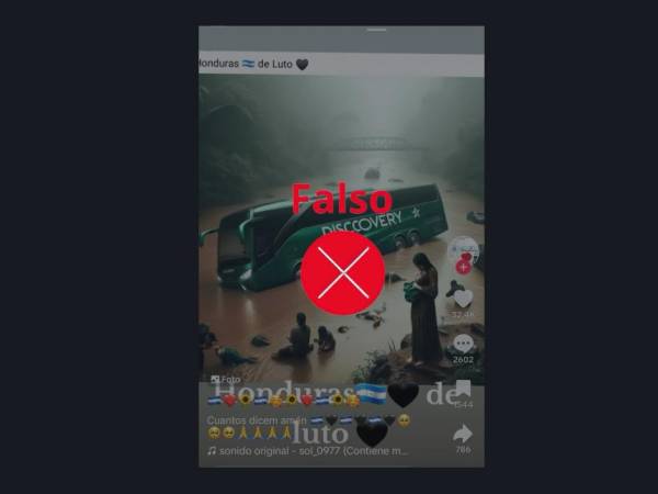 Captura de pantalla a una publicación de TikTok hecha el 6 de diciembre de 2023.