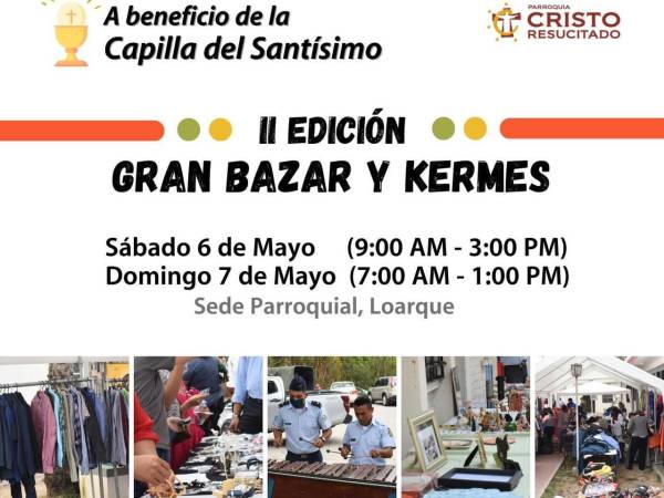 Todos los capitalinos están invitados a participar en la actividad y contribuir a lograr restaurar la capilla del Santísimo