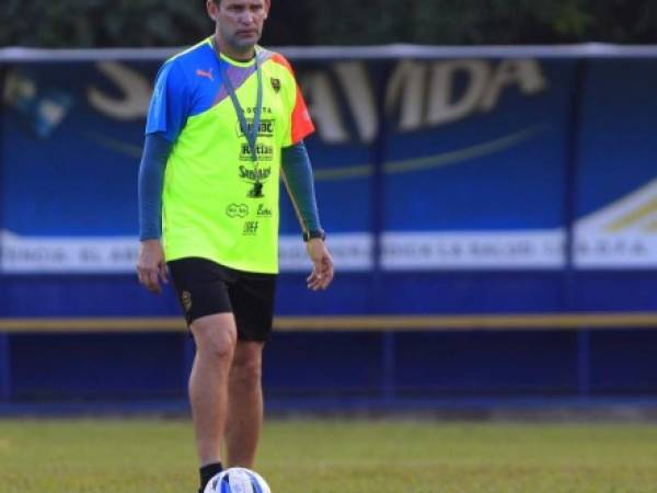 Javier Delgado, técnico del Real España.