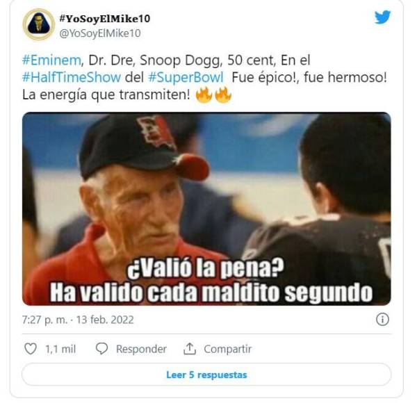 Eminem, Snoop Dogg y 50 Cent protagonizan los mejores memes del Super Bowl