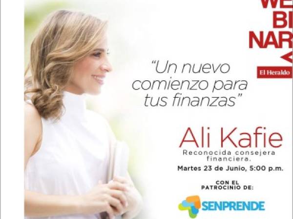 La experta financiera Ali Kafie estará al frente de la actividad.