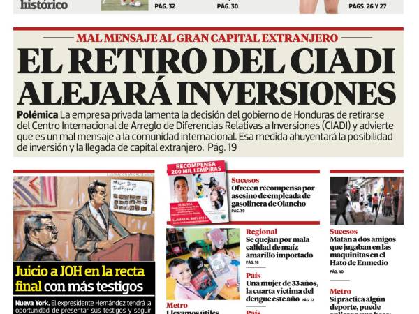 El retiro del CIADI alejará inversiones