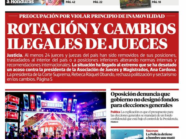 Rotación y cambios ilegales de jueces