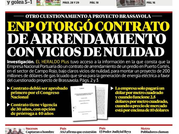 ENP otorgó contrato de arrendamiento con vicios de nulidad