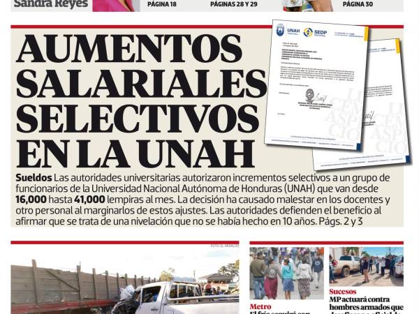 Aumentos salariales selectivos en la UNAH