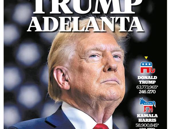 Trump adelanta