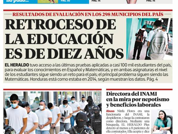 Retroceso de la educación es de diez años