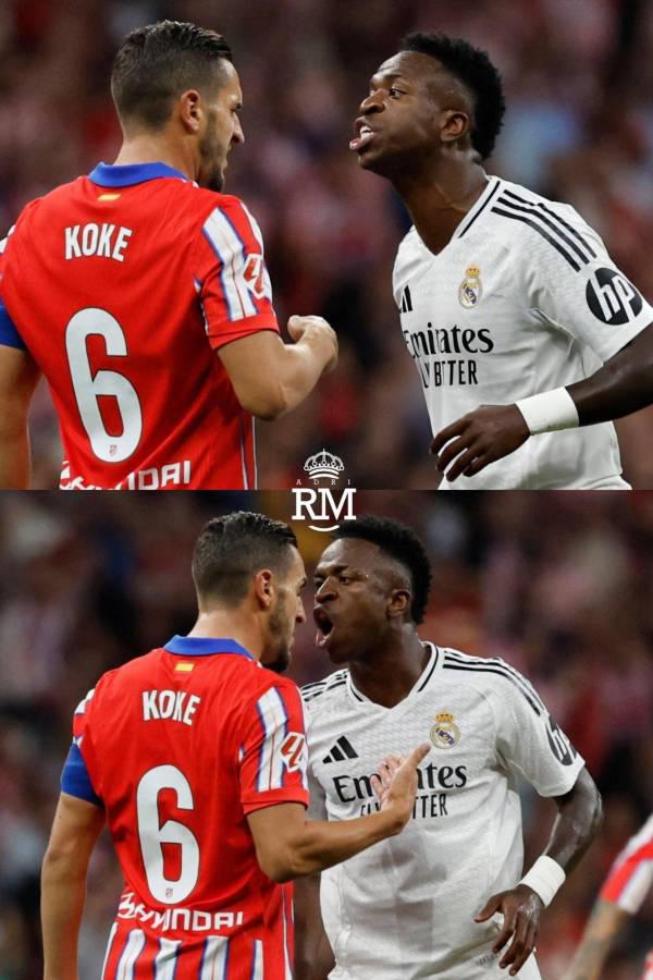 No se vio: objetos lanzados al campo y bronca de Vinicius en el Atlético-Real Madrid