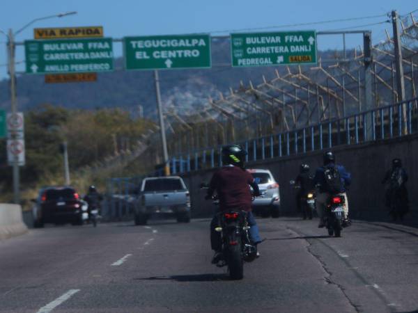 Según datos del Instituto de la Propiedad (IP), hasta octubre del 2023 se registraron 228,986 motocicletas en el Distrito Central, lo que significó un aumento de más del 10% en relación al 2022.