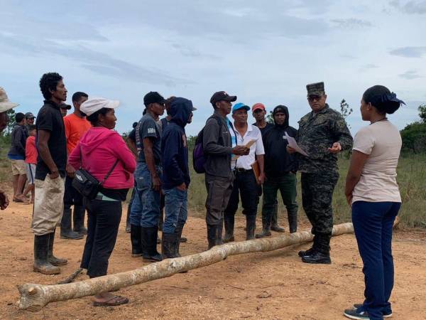 El pueblo misquito ya le hizo saber a los militares cuáles son sus limites dentro de esa comunidad.