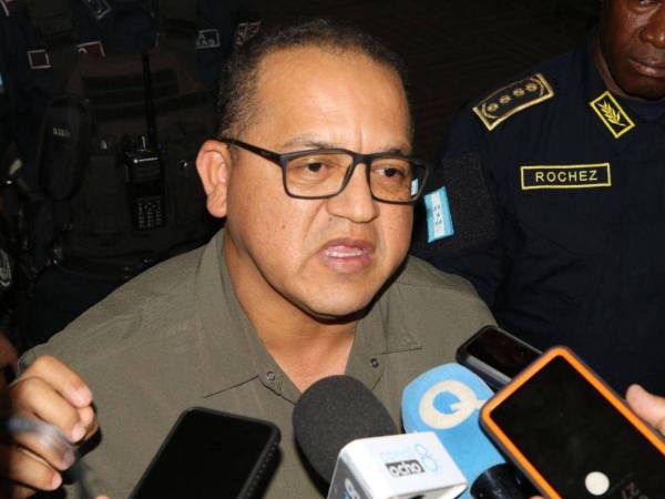 Gustavo Sánchez, secretario de Seguridad de Honduras.