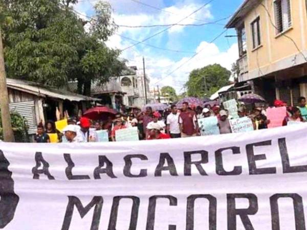 La etnia misquita hondureña se opone a la construcción del Centro de Reclusión de Emergencia en Mocorón, departamento de Gracias a Dios, en el este del país, fronterizo con Nicaragua.